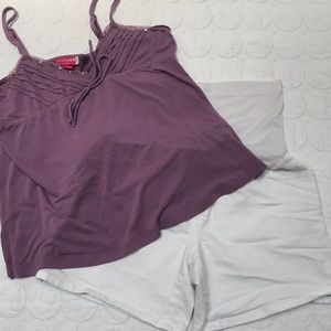 {Liz Lange} Maternity Shorts and tank set M L